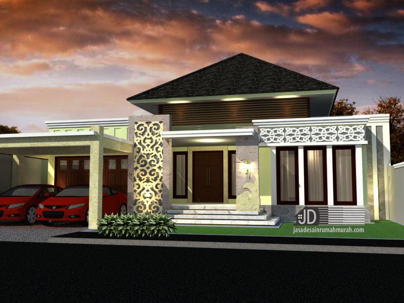 Detail Desain Rumah Bali Modern Nomer 34