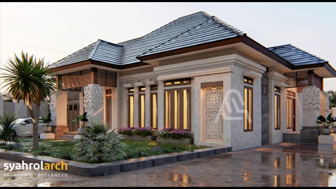 Detail Desain Rumah Bali Tropis Nomer 3