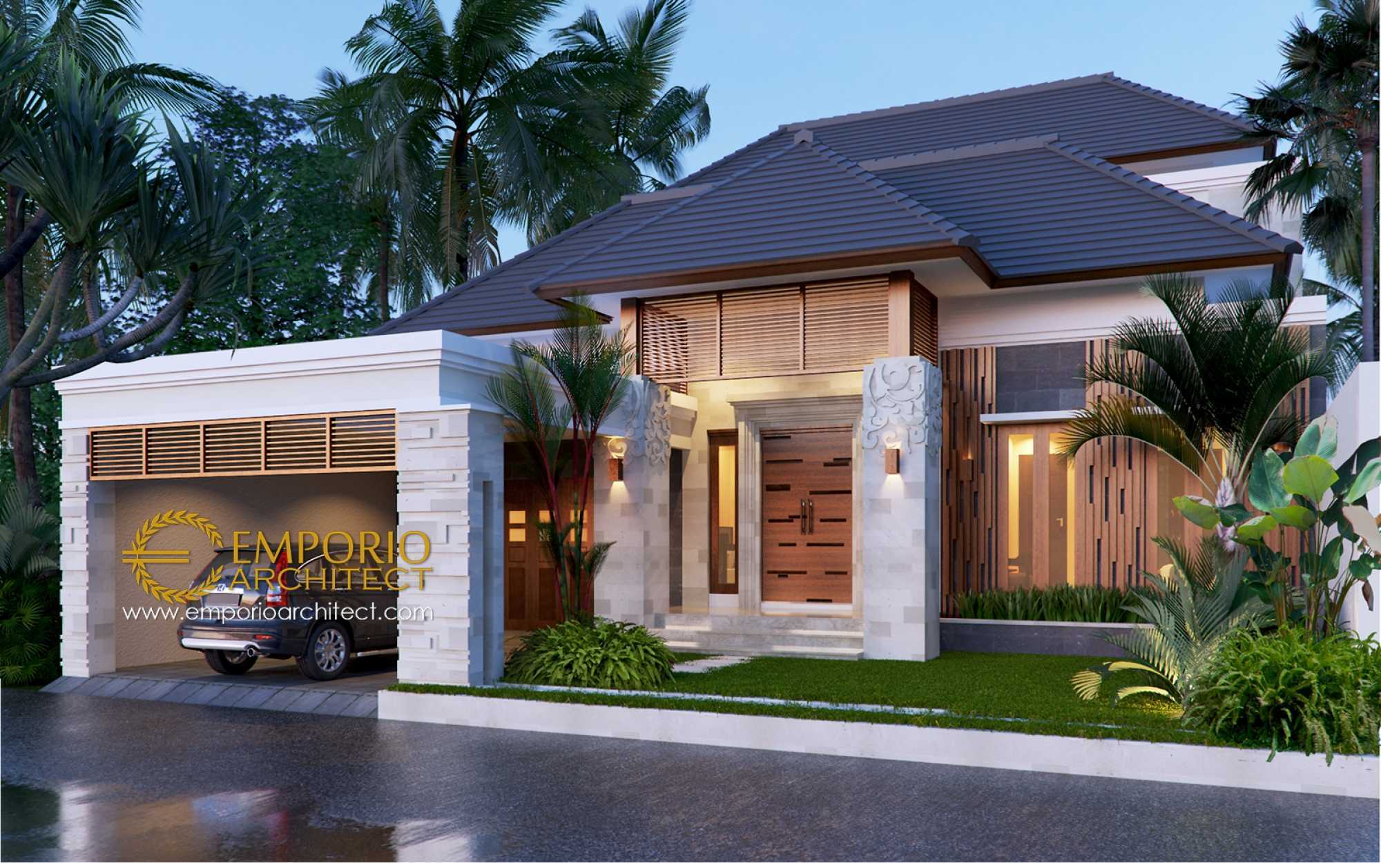 Detail Desain Rumah Bali Tropis Nomer 53