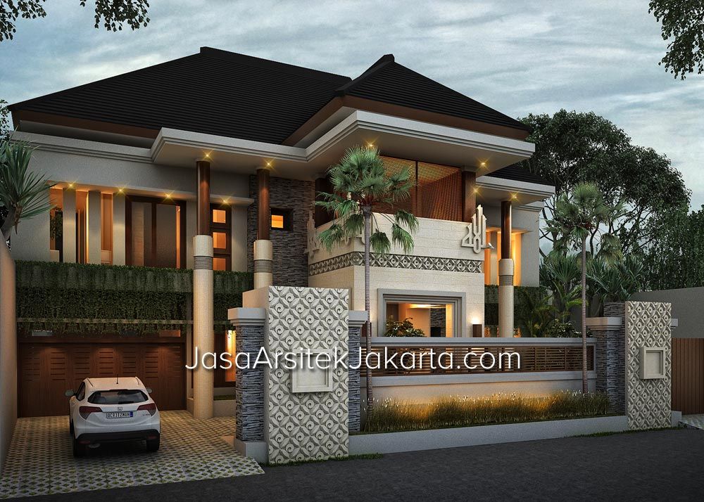 Detail Desain Rumah Bali Tropis Nomer 10