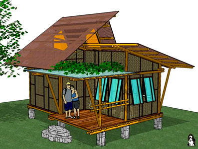 Detail Desain Rumah Bambu Nomer 42