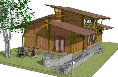 Detail Desain Rumah Bambu Nomer 53