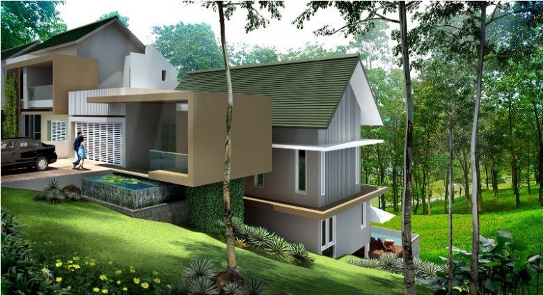 Detail Desain Rumah Berkontur Nomer 7