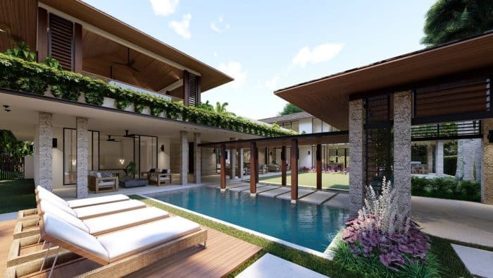 Detail Desain Rumah Berundak Undak Nomer 39