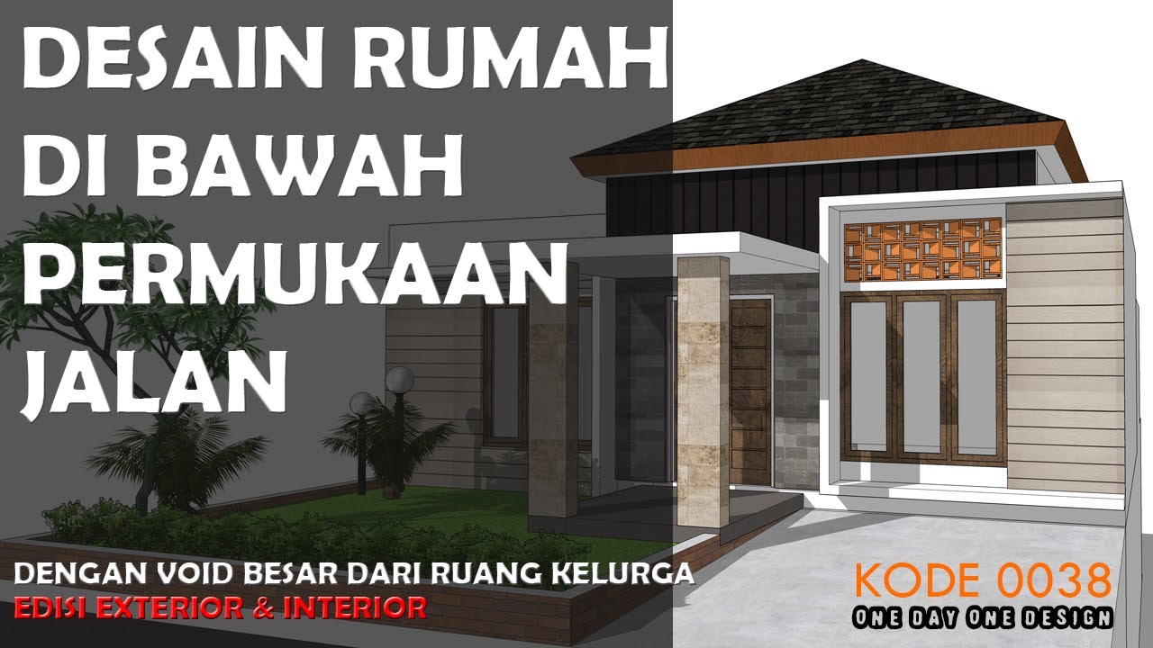 Detail Desain Rumah Berundak Undak Nomer 46