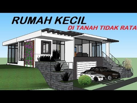 Detail Desain Rumah Berundak Undak Nomer 52