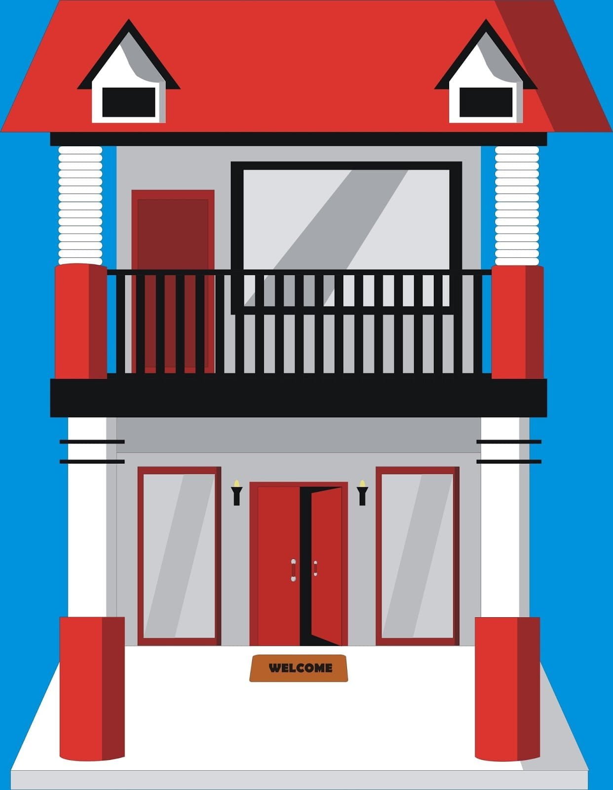 Detail Desain Rumah Coreldraw Nomer 26