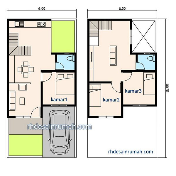 Detail Desain Rumah Dan Denahnya Nomer 55