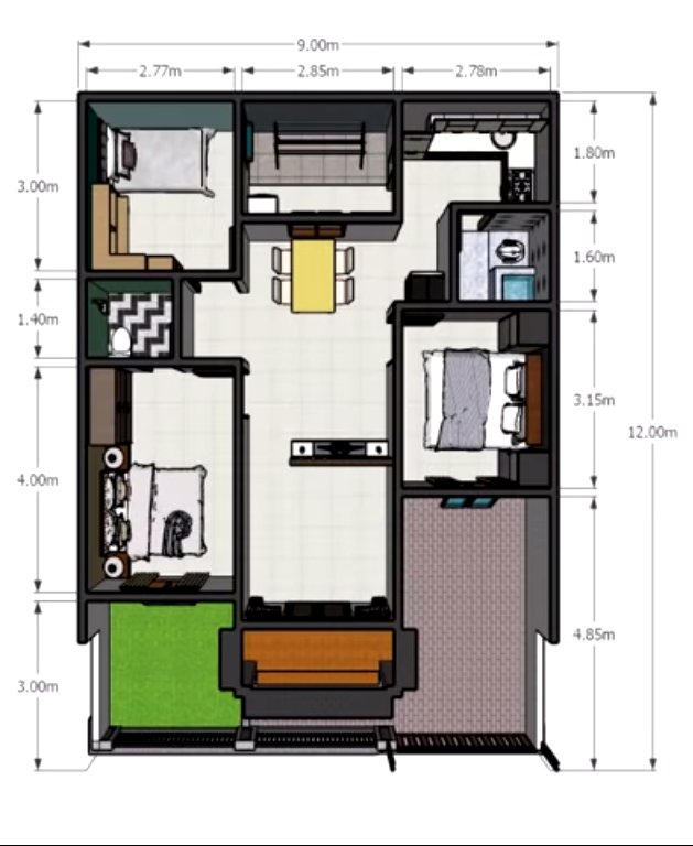 Detail Desain Rumah Dan Ukurannya Nomer 14