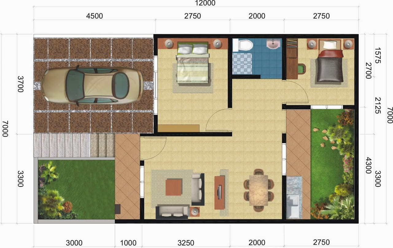 Detail Desain Rumah Dan Ukurannya Nomer 28