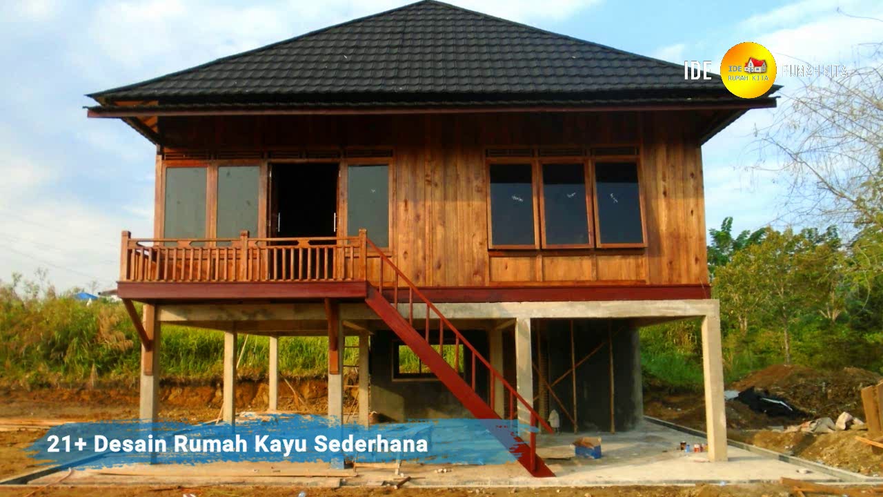 Detail Desain Rumah Dari Kayu Nomer 4