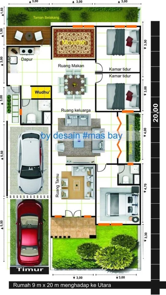 Detail Desain Rumah Dengan Mushola Nomer 16