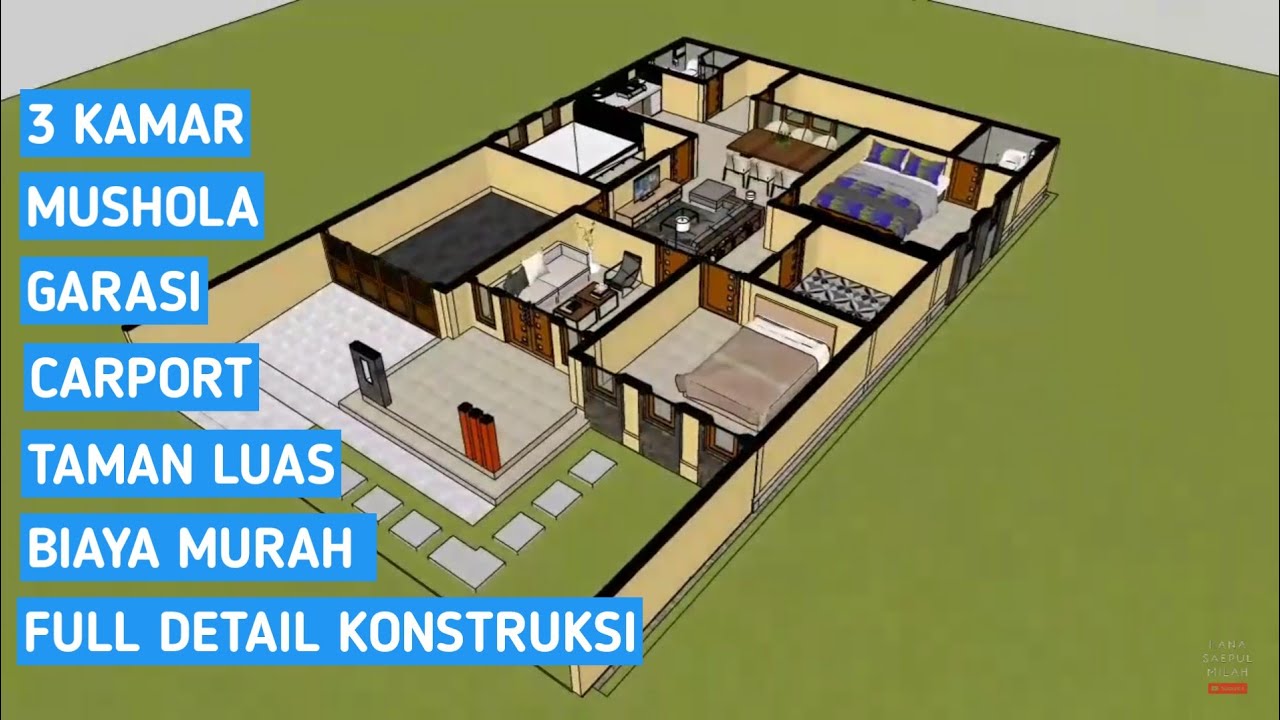 Detail Desain Rumah Dengan Mushola Nomer 34