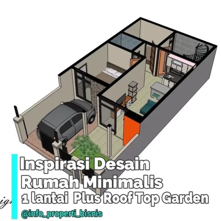 Detail Desain Rumah Dengan Rooftop Nomer 36