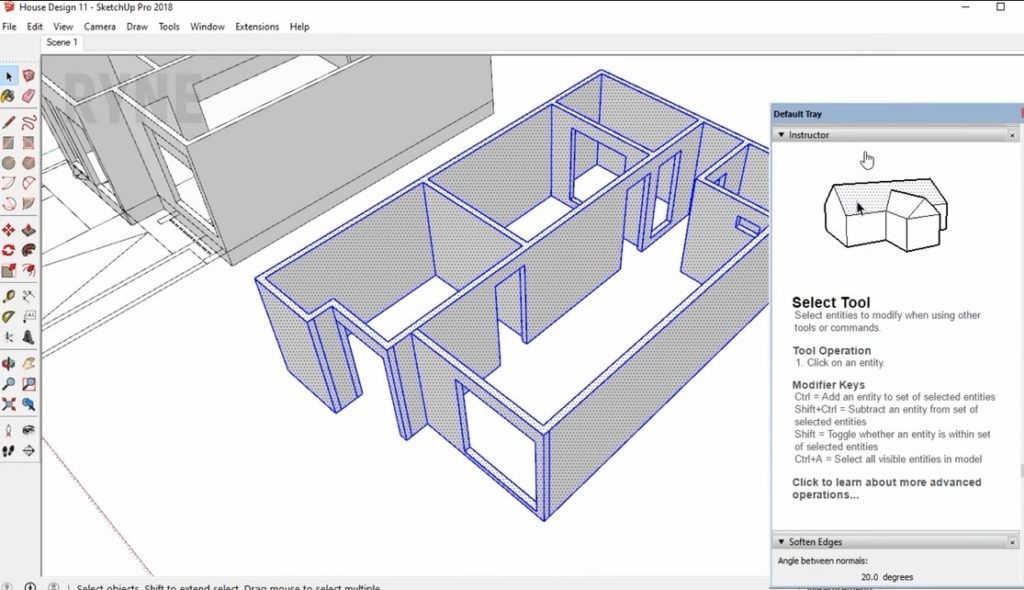 Detail Desain Rumah Dengan Sketchup Nomer 29