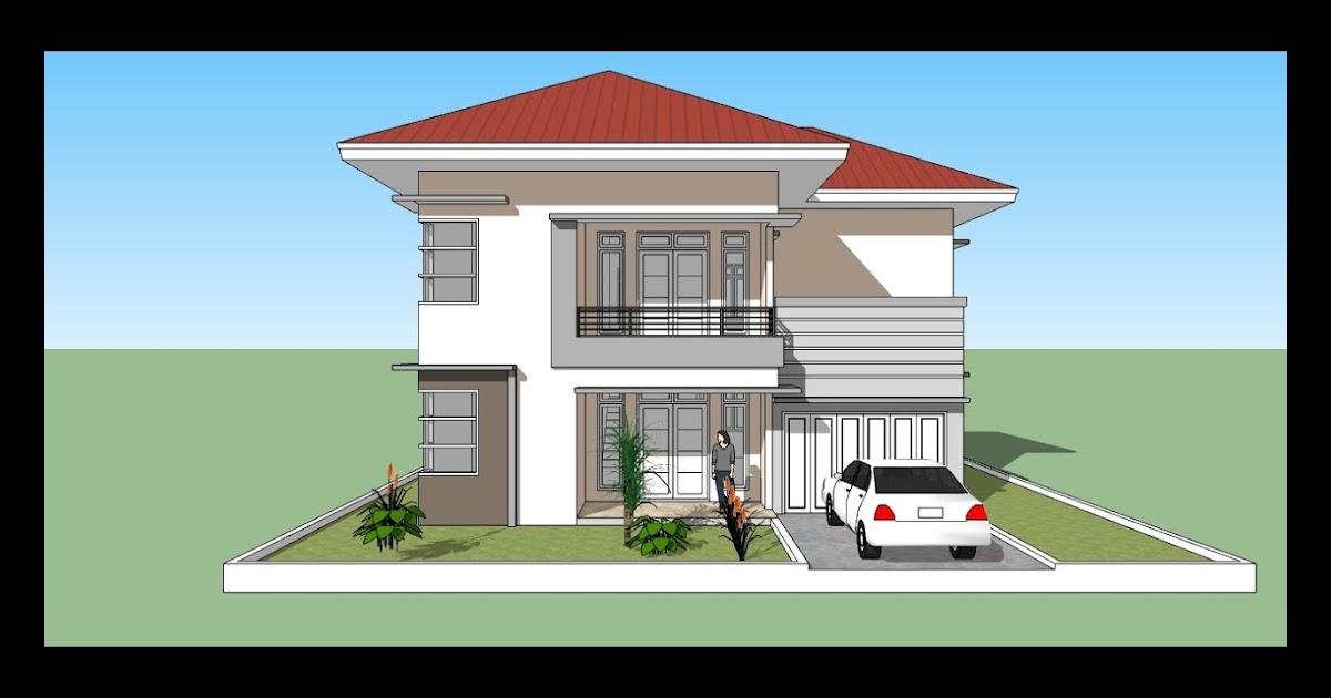 Detail Desain Rumah Dengan Sketchup Nomer 43