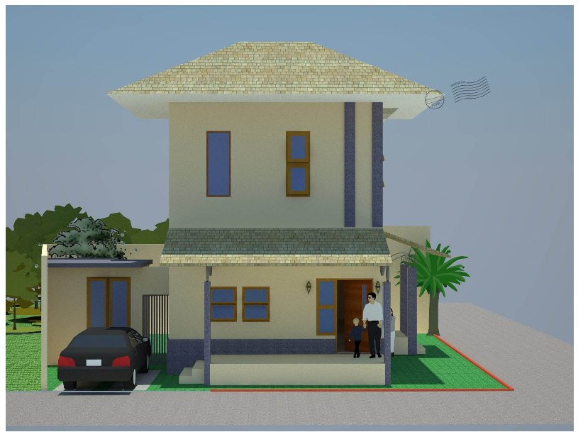 Detail Desain Rumah Dengan Sketchup Nomer 47