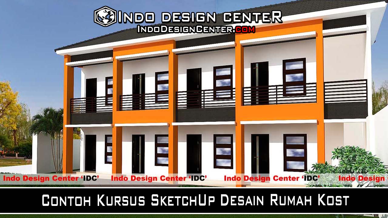 Detail Desain Rumah Dengan Sketchup Nomer 49