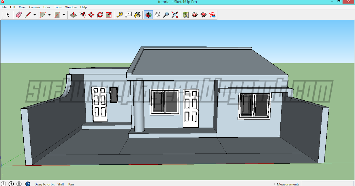 Detail Desain Rumah Dengan Sketchup Nomer 50