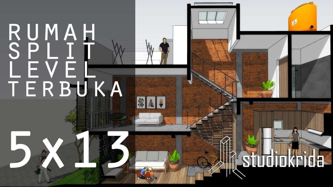 Desain Rumah Dengan Split Level - KibrisPDR