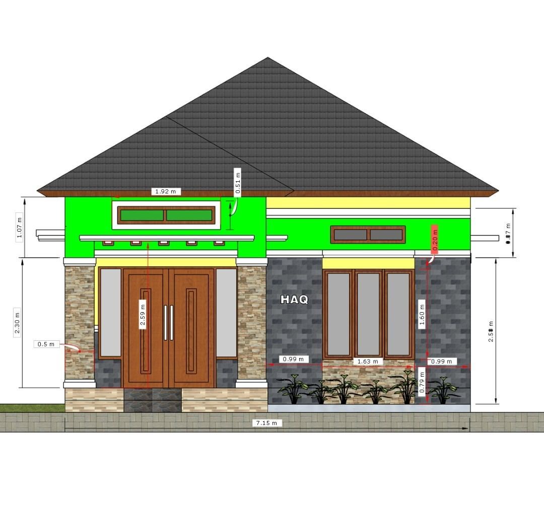 Detail Desain Rumah Depan Nomer 37