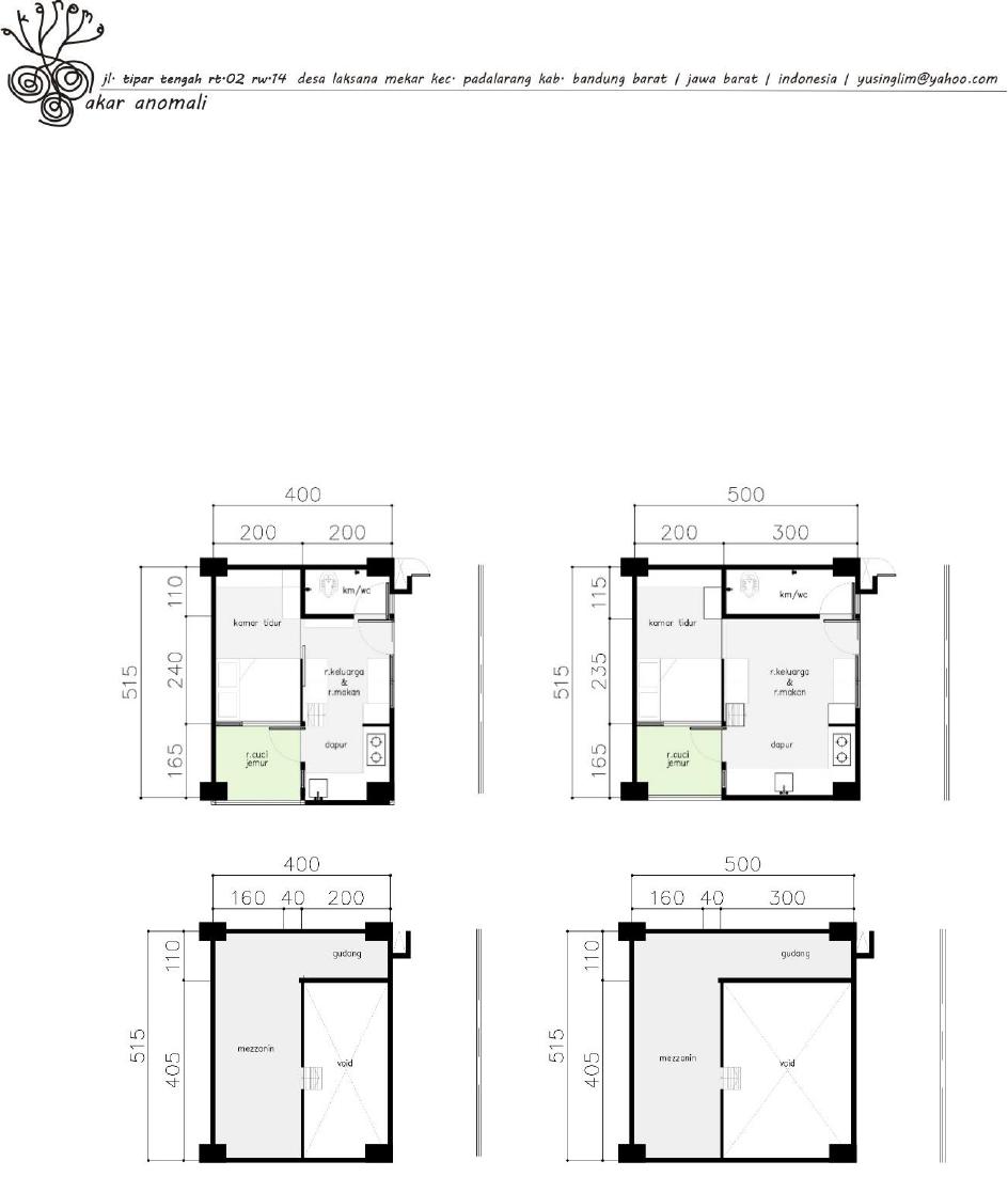 Detail Desain Rumah Deret Nomer 39