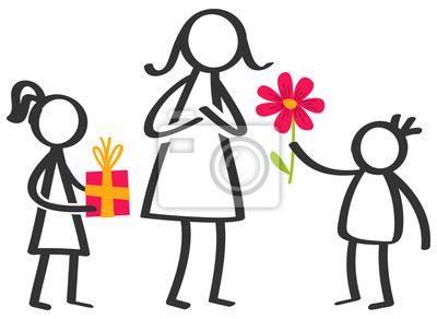 Detail Mutter Und Kind Zeichnen Nomer 7