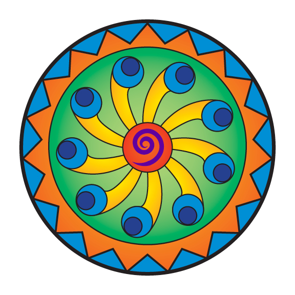 Detail Tapete Mandala Nomer 21