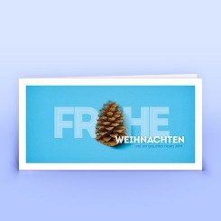 Detail Weihnachtskarte Blau Nomer 29