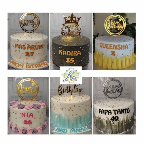 Detail Kue Ulang Tahun Simple Elegant Nomer 11