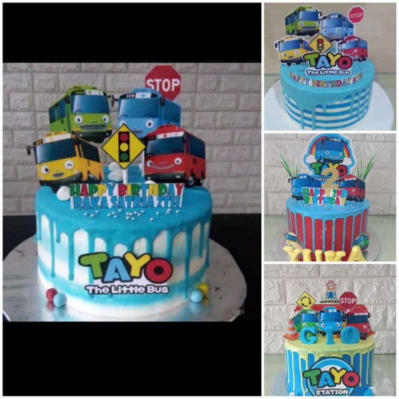 Detail Kue Ulang Tahun Tayo The Little Bus Nomer 25