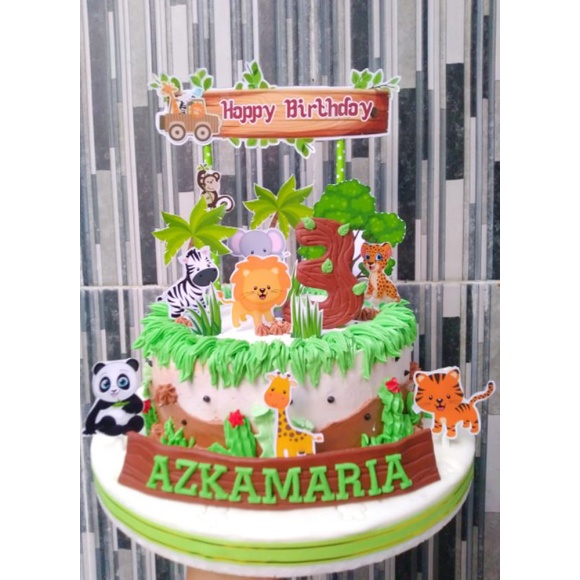 Detail Kue Ulang Tahun Tema Hewan Nomer 24