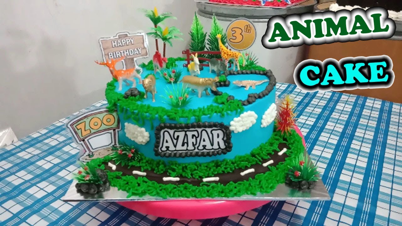 Detail Kue Ulang Tahun Tema Hewan Nomer 26