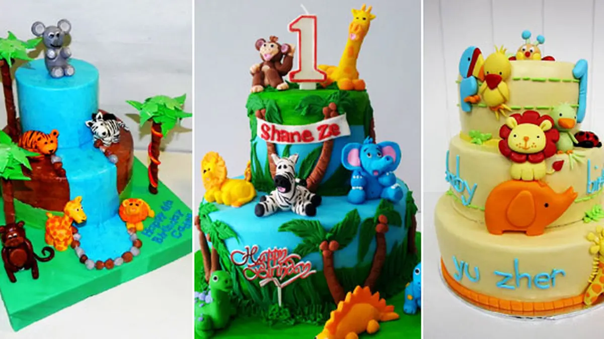 Detail Kue Ulang Tahun Tema Hewan Nomer 6