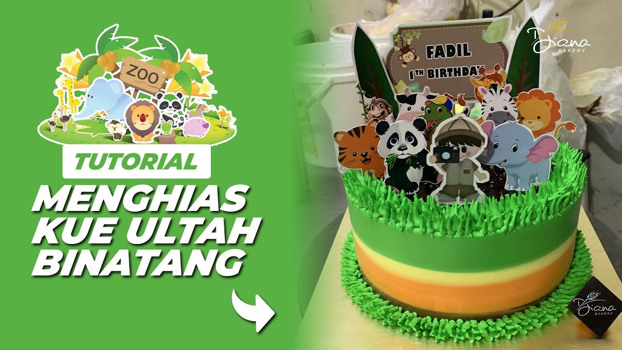 Detail Kue Ulang Tahun Tema Hewan Nomer 8