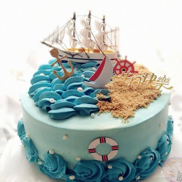 Detail Kue Ulang Tahun Tema Laut Nomer 37