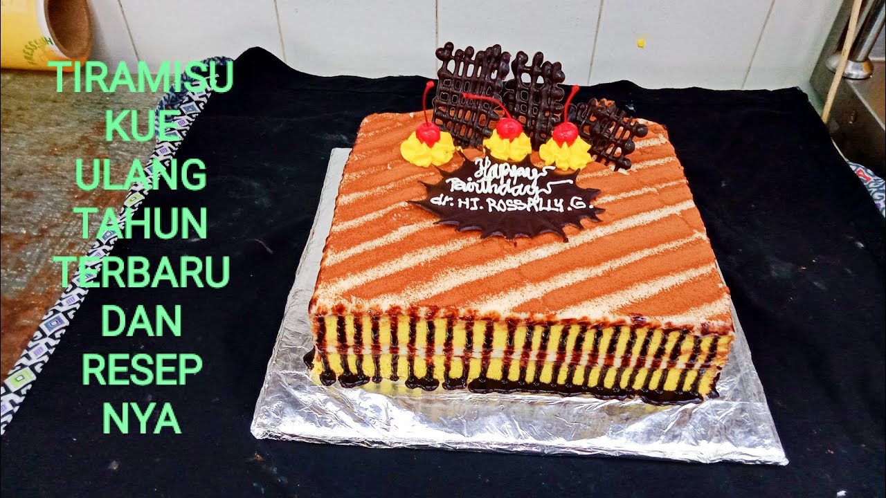 Detail Kue Ulang Tahun Tiramisu Nomer 20