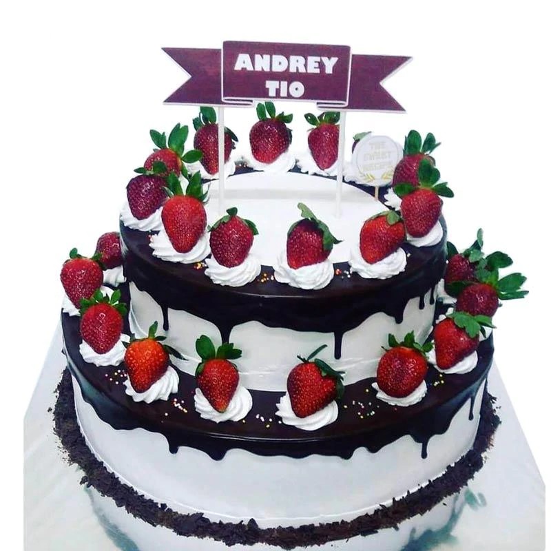 Detail Kue Ulang Tahun Topping Strawberry Nomer 29