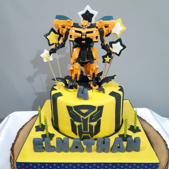 Detail Kue Ulang Tahun Transformer Nomer 2