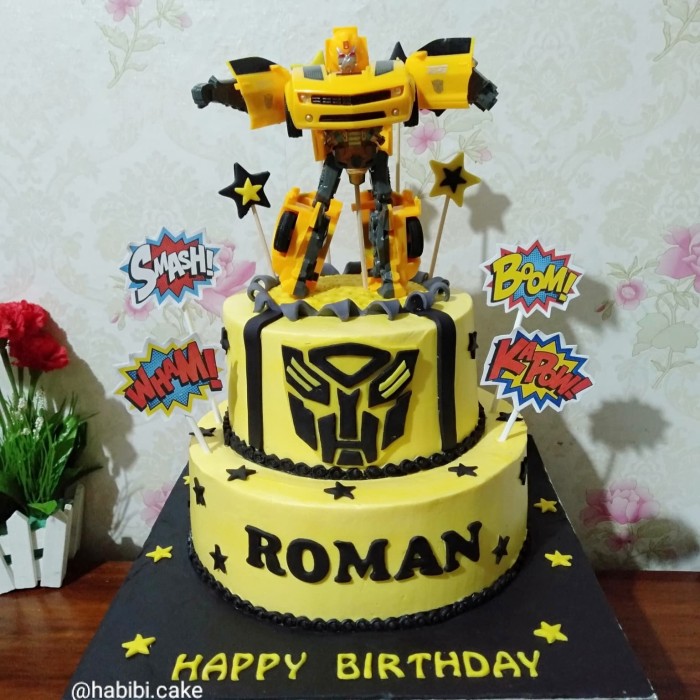 Detail Kue Ulang Tahun Transformer Nomer 7