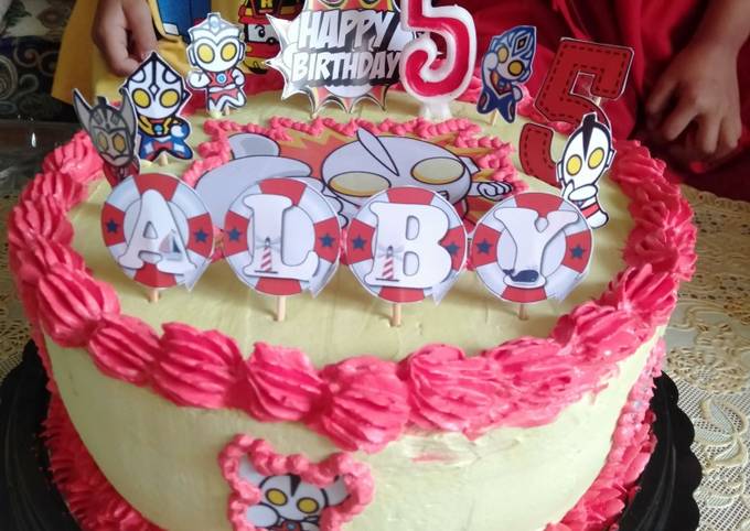 Detail Kue Ulang Tahun Ultraman Nomer 14