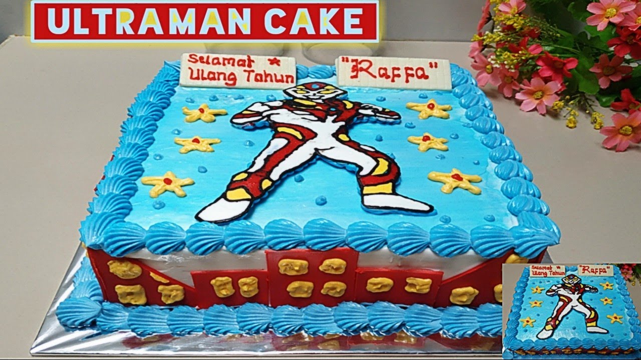 Detail Kue Ulang Tahun Ultraman Nomer 20