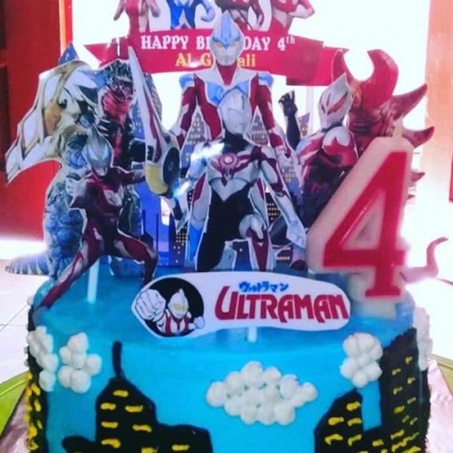 Detail Kue Ulang Tahun Ultraman Nomer 37