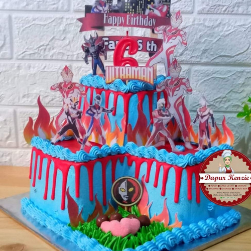 Detail Kue Ulang Tahun Ultraman Nomer 41