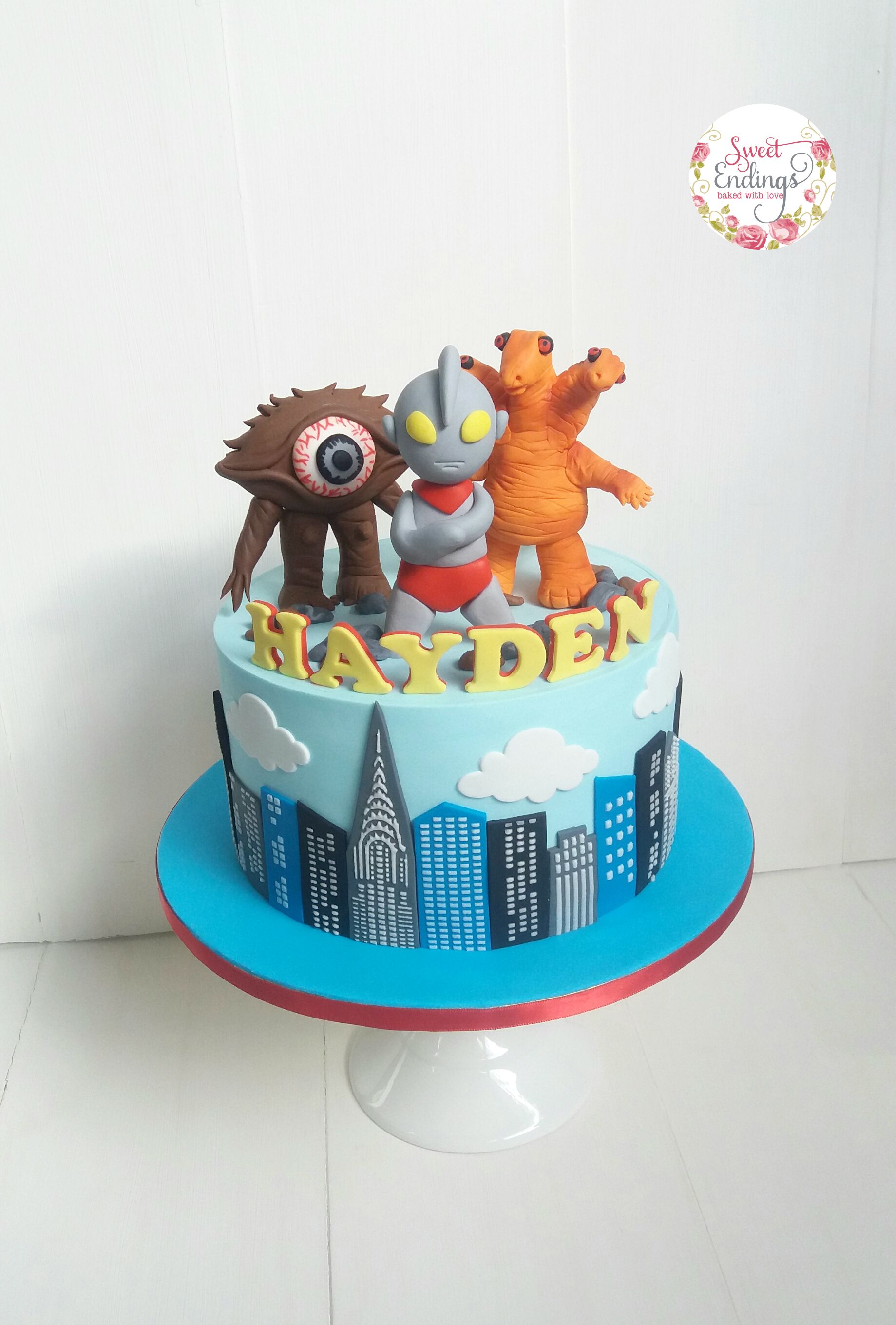 Detail Kue Ulang Tahun Ultraman Nomer 55