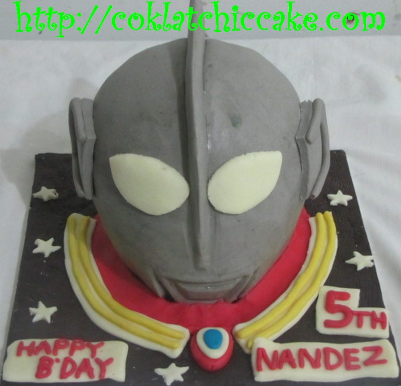 Detail Kue Ulang Tahun Ultraman Nomer 7