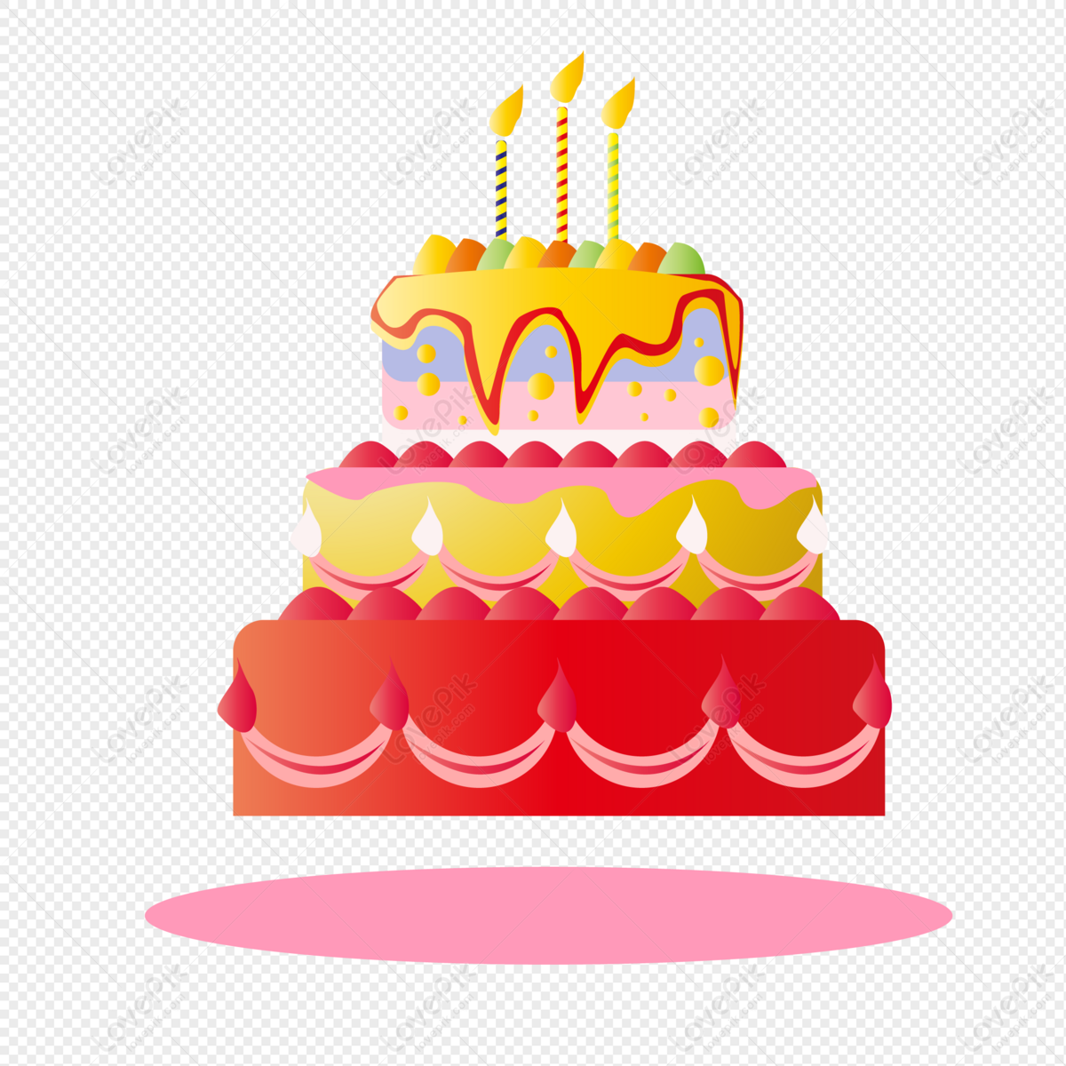 Detail Kue Ulang Tahun Vector Nomer 11