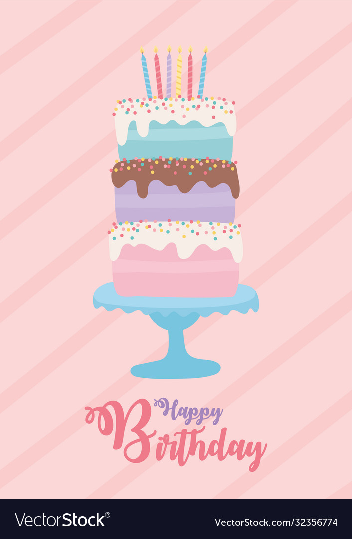 Detail Kue Ulang Tahun Vector Nomer 39