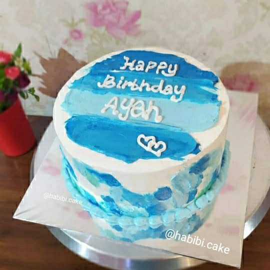 Detail Kue Ulang Tahun Warna Biru Muda Nomer 2