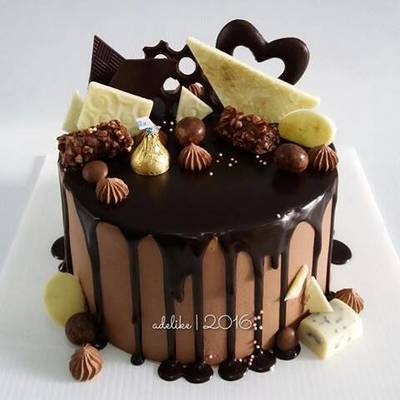 Detail Kue Ulang Tahun Warna Coklat Nomer 3